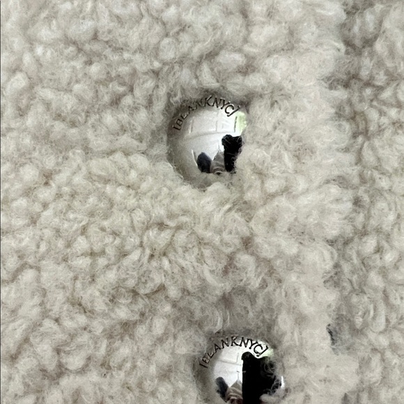 Blank NYC Black and White Sherpa Jacket - Picture 5 of 9